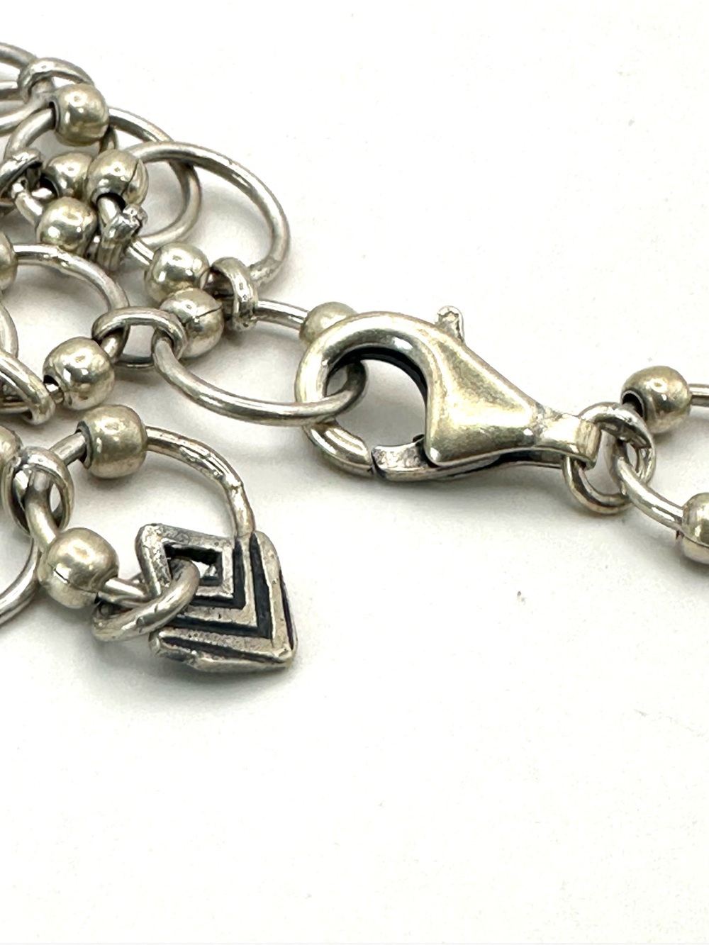 Silpada N1900 RETIRED Sterling Silver Triple Strand Ball Bead Pendant Necklace
- - Picture 7 of 9